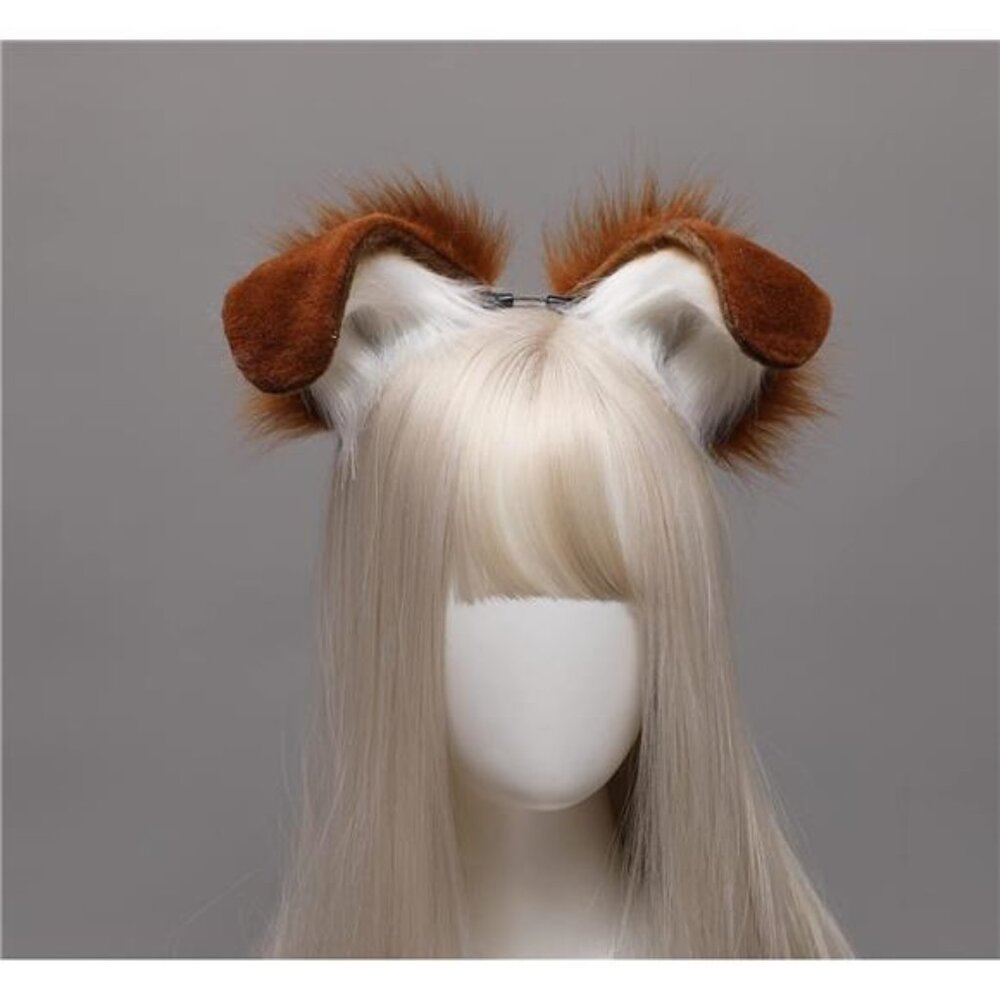 Cosplay Fox Wolf Bear Cat Dog Ears Headband Hairband Hair Hoop Clips - Picture 4 of 8